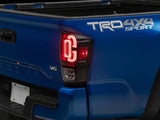 Raxiom 16-23 Toyota Tacoma XW Series Sequential LED Tail Lights- Black Housing- Clear Lens - TT30331