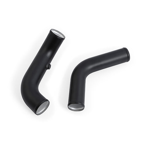 Mishimoto Ford Ranger 3.2L Diesel Intercooler Kit 2011+ Silver w/ Wrinkle Black Pipes - MMINT-RGR-11KSLBK