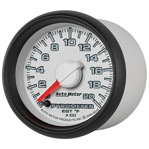 Autometer Factory Match 52.4mm Advanced Digital Stepper Motor 0-2000 Deg F Pyrometer - 8545