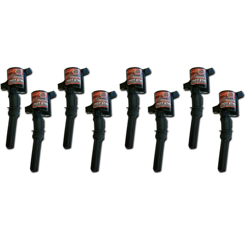 Granatelli 97-04 Ford 4.6L/5.4L 2V Hot Street Coil Packs - Black (Set of 8) - 25-2001