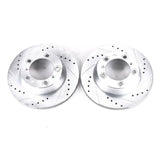 Power Stop 17-19 Porsche 718 Boxster Rear Evolution Drilled & Slotted Rotors - Pair - EBR1079XPR