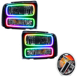 Oracle 05-07 Ford F-250/350 SMD HL - Black - ColorSHIFT - 7161-330