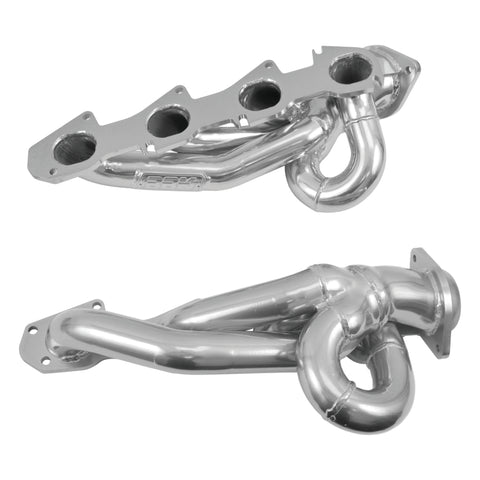 BBK 09-18 Dodge Ram 5.7L Hemi Shorty Tuned Length Exhaust Headers - 1-3/4 Silver Ceramic - 40140