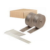 DEI Exhaust Wrap & Combo Tie Kit 2in x 50ft 2PK - Titanium - 95127