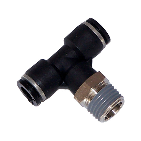 Kleinn 1/4In OD Tubing 1/4In M NPT T Push-to-Connect Fitting - 51414BT