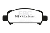 EBC Racing 98-02 Subaru Impreza RP-1 Race Rear Brake Pads - DP81293RP1