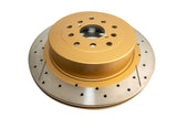 DBA 02-07 Subaru WRX STi 10 Stud Hole Rear Drilled & Slotted Street Series Rotor - 655X-10
