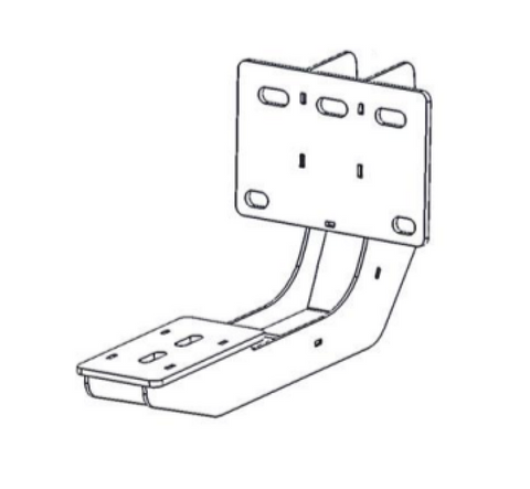 Go Rhino 19-22 Ram 1500 Crew Cab 4DR Mounting Brackets (V-Series V3/RB10 Slim/RB20 Slim) - Tex. Blk - 6943066