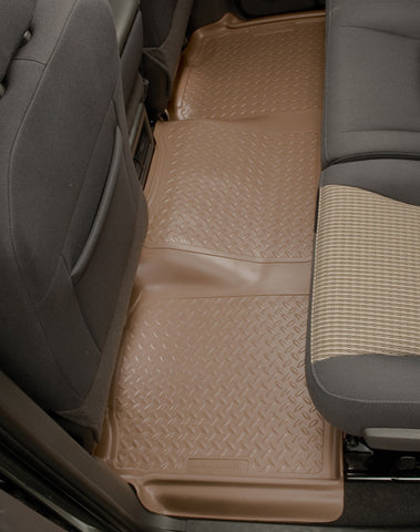Husky Liners 05-10 Jeep Grand Cherokee/2006 Commander Classic Style 2nd Row Black Floor Liners - 60611