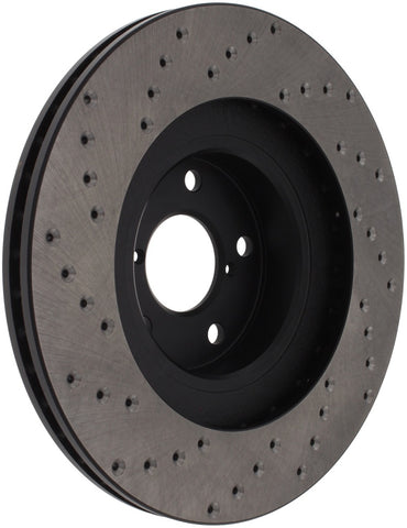 StopTech 02-10 WRX Drilled Right Front Rotor - 128.47018R