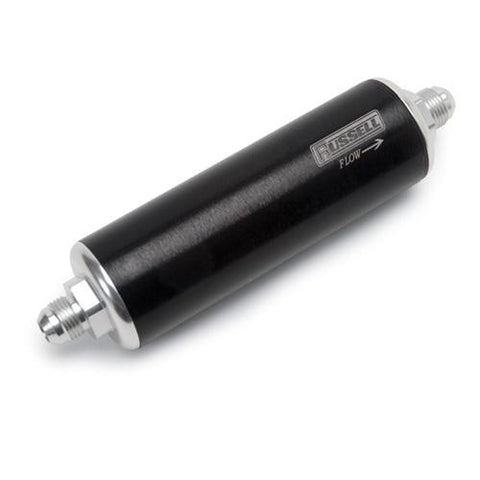 Russell Performance Profilter Fuel Filter 6in Long 10 Micron -10AN Inlet -10AN Outlet - Blue - 649252