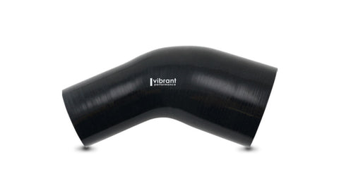 Vibrant 45 Degree Silicone Transition Elbow Hose ID 3.50in x 2.50in - 19764