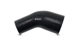 Vibrant 45 Degree Silicone Transition Elbow Hose ID 2.25in x 2.00in - 19756