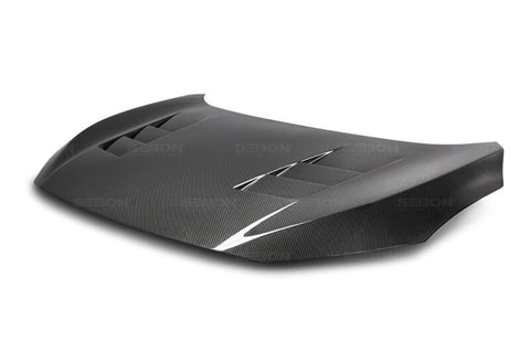 Seibon 2016-2018 Honda Civic Coupe/Sedan/Hatchback TS-Style Carbon Fiber Hood - HD16HDCV-TS
