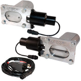 QTP Bolt-On QTEC Dual Low Profile Oval Electric Cutout Valves - Pair - QTEC66