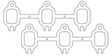 Cometic Dodge Cummins 5.9L 12v .040in MLS 3 Port Exhaust Gaskets - C5725-040