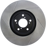 StopTech Power Slot 07-09 Acura MDX / 09-10 Honda Pilot Front Left Slotted Rotor - 126.40071SL