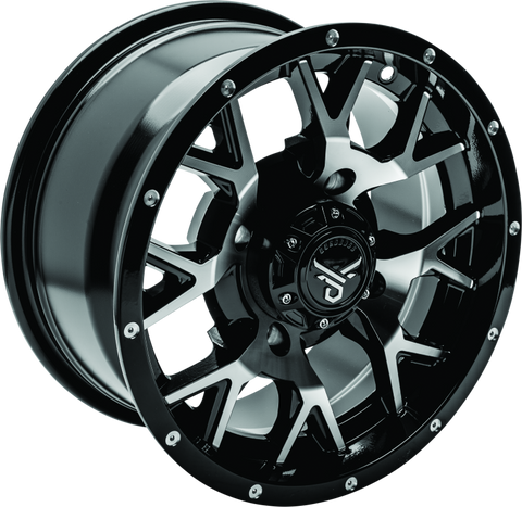 QuadBoss Barbwire 14X7 - 5+2 - 4/137 - Black Machined - 608575