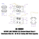 Gen-Y Victory Lane Torsion-Flex Channel Mount Class C Toterhome Hitch (4K-6K TW) - GH-10082