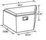 Lund Universal Challenger Specialty Tool Box - Brite - 6134