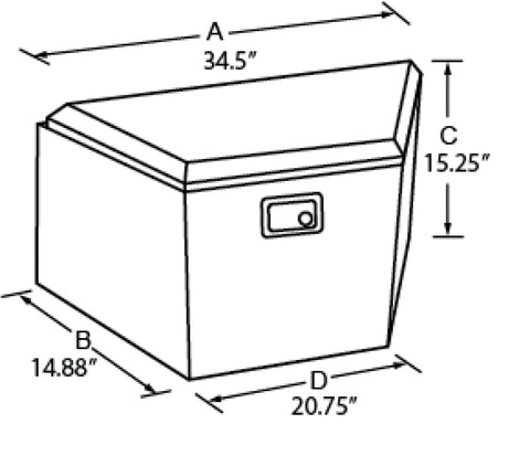 Lund Universal Challenger Specialty Tool Box - Brite - 6134