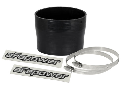 aFe Magnum FORCE (3-3/4in ID to 3-1/2in ID x 3in L) Straight Reducing Coupler - Black - 59-00086