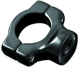 Kuryakyn Side Mount License Plate Holder Clamp 86-17 Softails Gloss Black - 3116