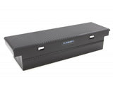 Lund Universal Aluminum Single Lid Cross Bed Box - Black - 79100DB