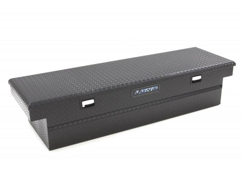Lund Universal Aluminum Single Lid Cross Bed Box - Black - 79100DB