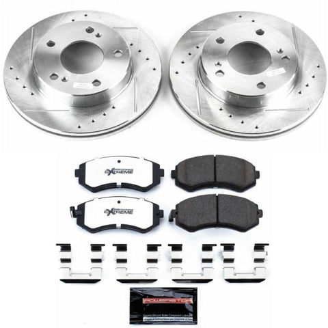 Power Stop 94-96 Nissan 240SX Front Z26 Street Warrior Brake Kit - K754-26