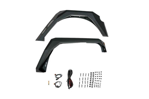 DV8 Offroad 07-18 Jeep Wrangler JK Armor Fender Flares - FDJK-09