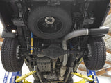 aFe LARGE BORE HD 5in DPF-Back SS Exhaust w/ Black Tip 2016 Nissan Titan 5.0L V8 (td) CC SB - 49-46112-B