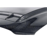 Anderson Composites 10-14 Ford Mustang/Shelby GT500 and 2013-2014 GT/V6 Ram Air Type-CR Hood - AC-HD1011FDMU-TS