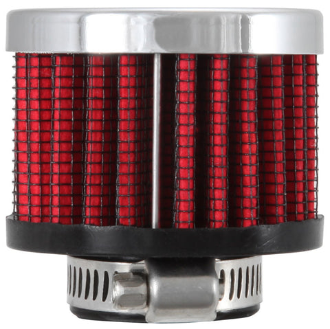 K&N 3/4 inch ID 2 inch OD 1.5 inch H Clamp On Crankcase Vent Filter - 62-1360