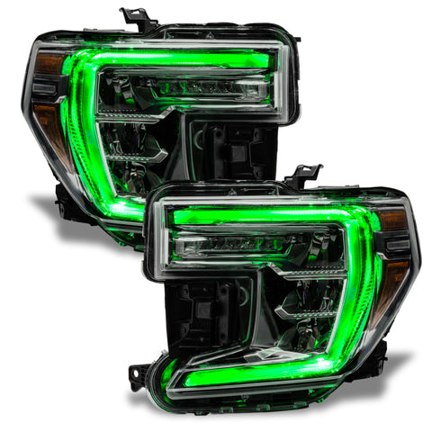 Oracle 19-21 GMC Sierra 1500 RGB+W Headlight DRL Upgrade Kit - ColorSHIFT 2 - 1287-333