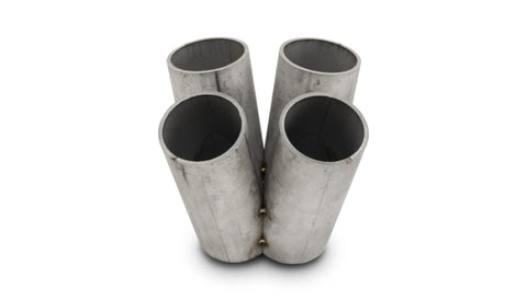 Vibrant 4 into 1 SS Turbo Mani Collector for All T4 in Flange 48mm Pipe OD 4.75in tall 78mmx64mm out - 2453