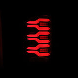AlphaRex 14-18 GMC Sierra 1500/2500HD/3500HD LUXX-Series LED Tail Lights Blk/Red w/Actv Lgt Seq. Sig - 630050