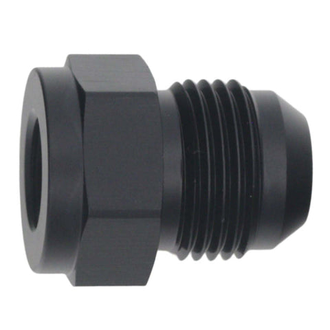 DeatschWerks 6AN Female Flare to 10AN Male Flare Expander - Anodized Matte Black - 6-02-0221-B