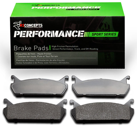 R1 90-96 Mercury Tracer Rear Performance Sport Brake Pads - 2115-0458-00
