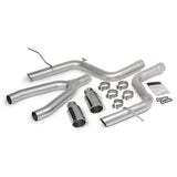 Banks Power 14 Jeep Grand Cherokee 3.0L Diesel Monster Exhaust Sys - SS Single Exhaust w/ Chrome Tip - 51364