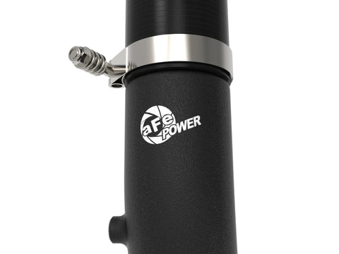 aFe BladeRunner 3in & 3-1/2in AL Hot and Cold Charge Pipe Kit Black RAM Diesel Trucks 25-26 L6-6.7L - 46-20814-B