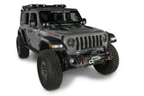 Rugged Ridge Arcus Front Bumper Tube Overrider Black 18-20 Jeep Wrangler JL - 11549.03
