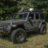 Rugged Ridge Roof Rack with Basket 18-20 Jeep Wrangler JL 4Dr Hardtops - 11703.04