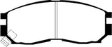 EBC 92-96 Mitsubishi Expo Greenstuff Front Brake Pads - DP6830