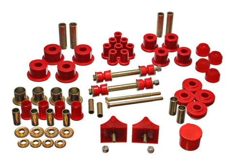 Energy Suspension 66-76 Chrysler A Body - Dart/Demon/Duster/Valiant Red Hyper-flex Master Bushing Se - 5.18104R