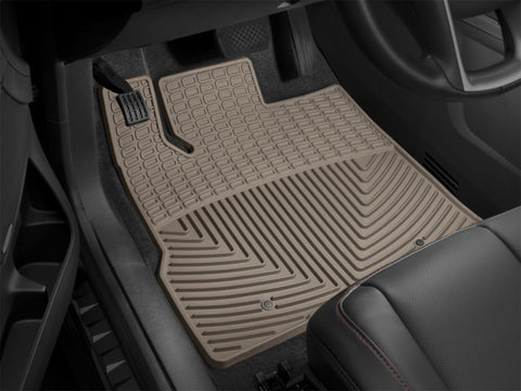 WeatherTech 2019+ Chevrolet Silverado 1500 Crew Cab Front Rubber Mats - Tan - W489TN
