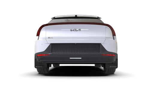 Rally Armor 22-24 Kia EV6 Black UR Mud Flap Red Logo - MF91-UR-BLK-RD