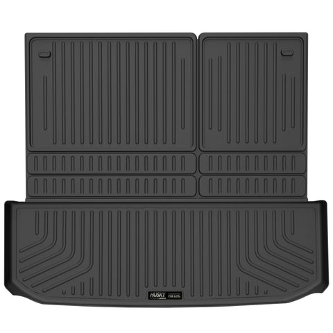 Husky Liners 2022 Nissan Pathfinder (Folds Up/Down w/3rd Row) WeatherBeater Cargo Liner - Blk - 25701