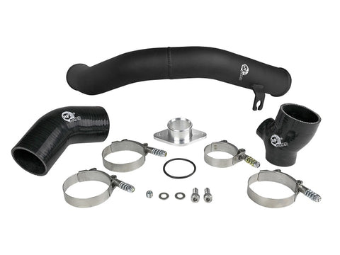 aFe BladeRunner 2.5in Aluminium Hot Side Charge Pipe 15-20 Subaru WRX 2.0T - Black - 46-20378-B