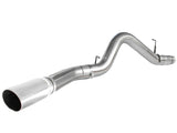 aFe MACHForce XP Exhaust 5in DPF-Back SS 11-13 GM Diesel Trucks V8-6.6L (td) (LML) (Pol Tip) - 49-44041-P